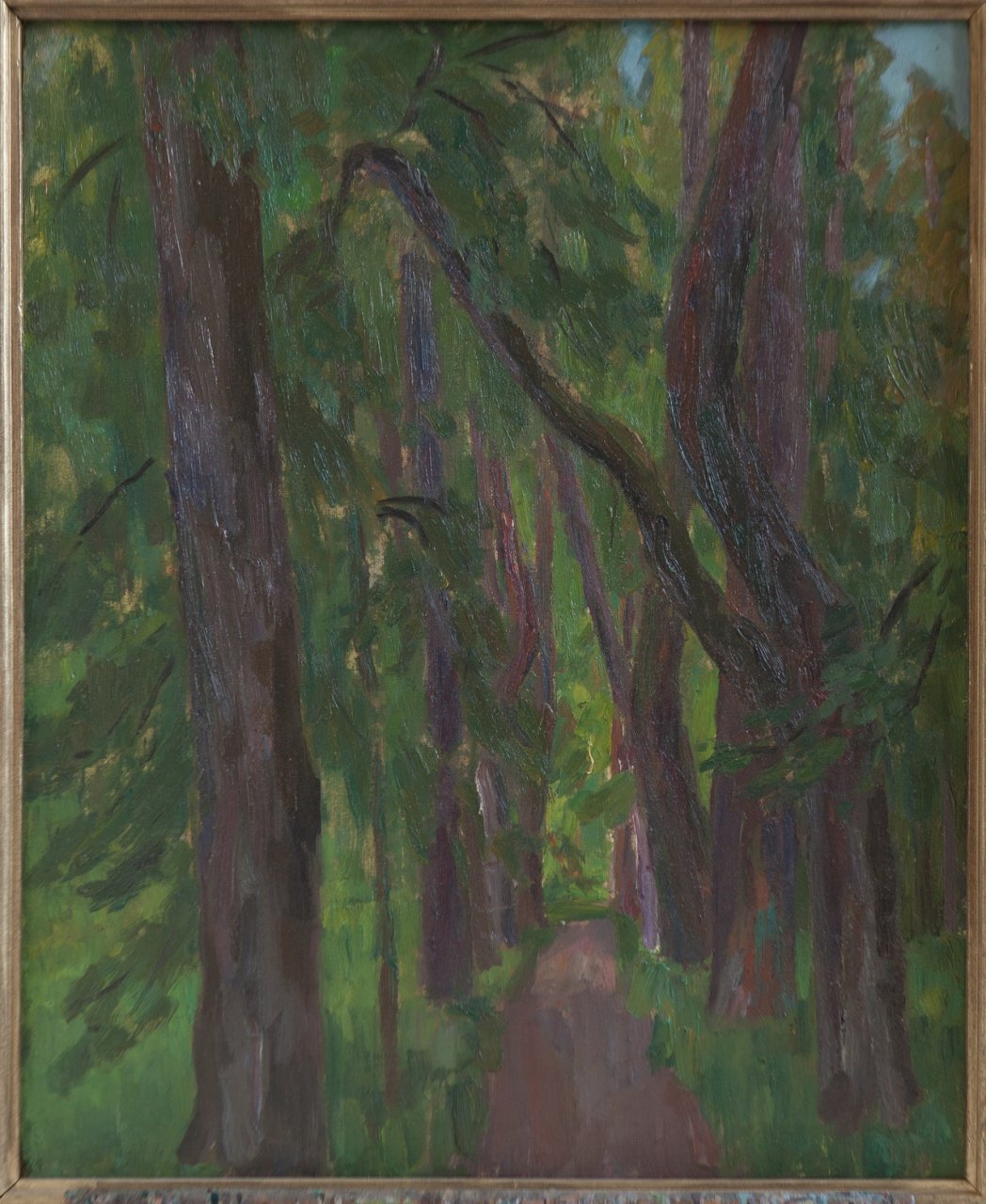 Михайловское. Аллея А. Керн. 1998г. Холст, масло. 84х65