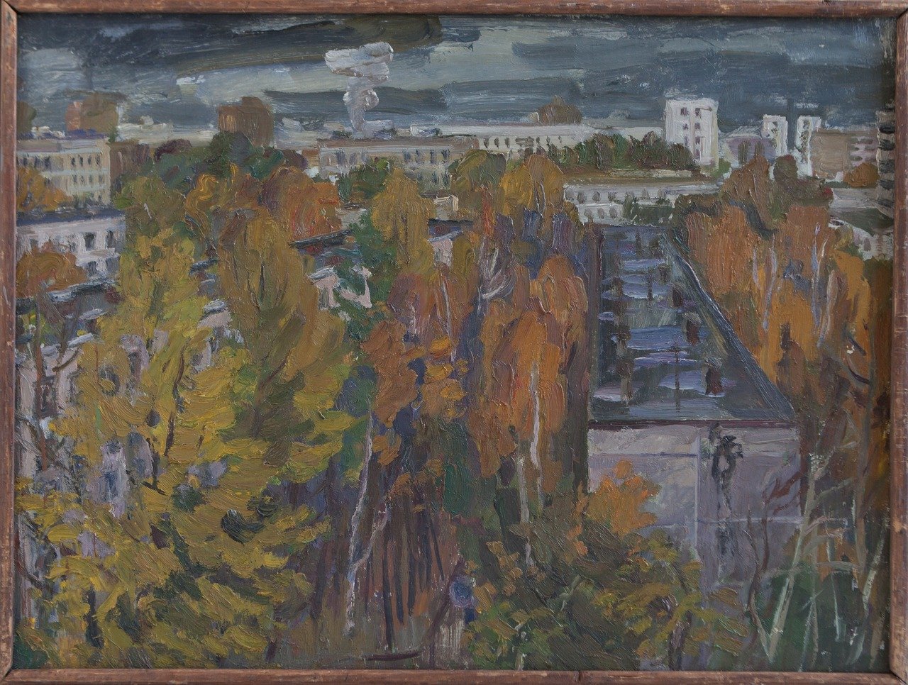 Осень 1989 (Медведково). Холст, масло. 60х80