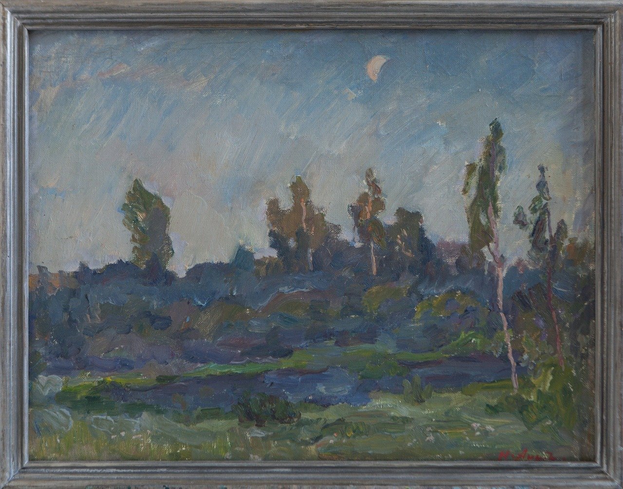 Утро. 1993г. Холст, масло. 56х72