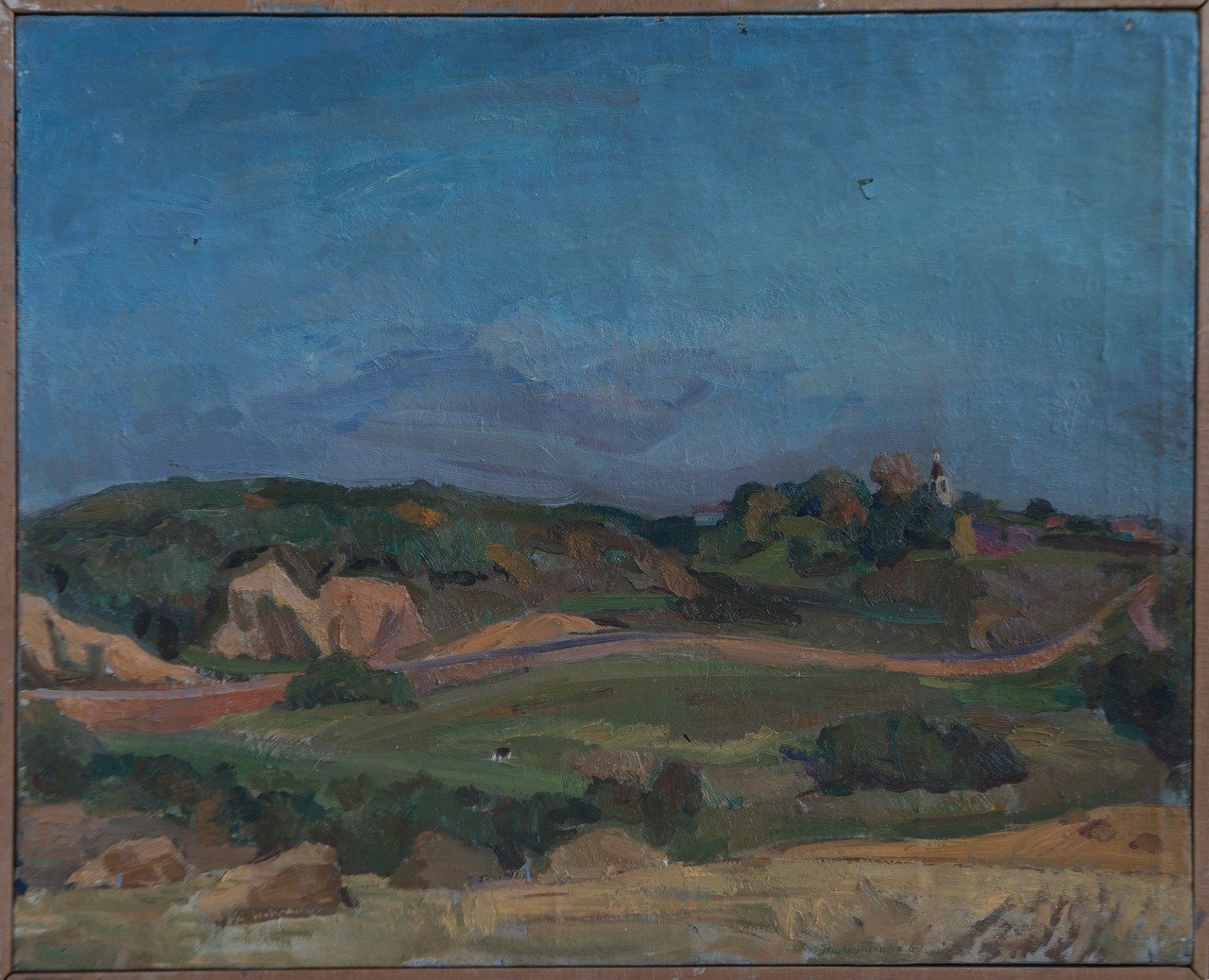 Ромашково. 1969г. Холст, масло. 72х90