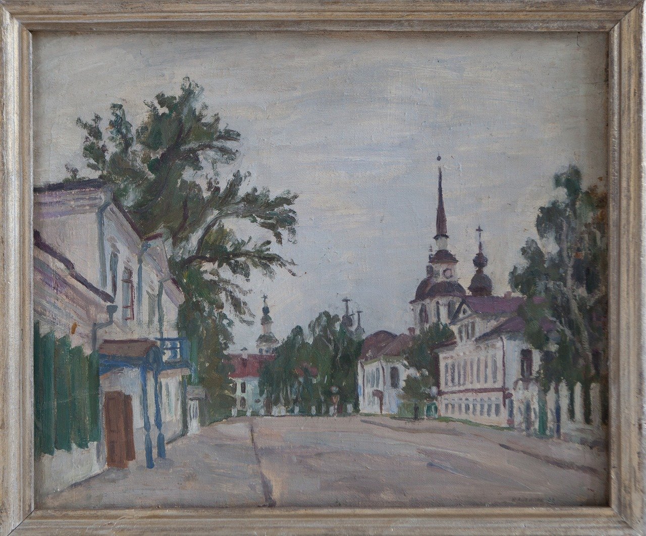 Великий Устюг. 1983г. Холст, масло. 50х60