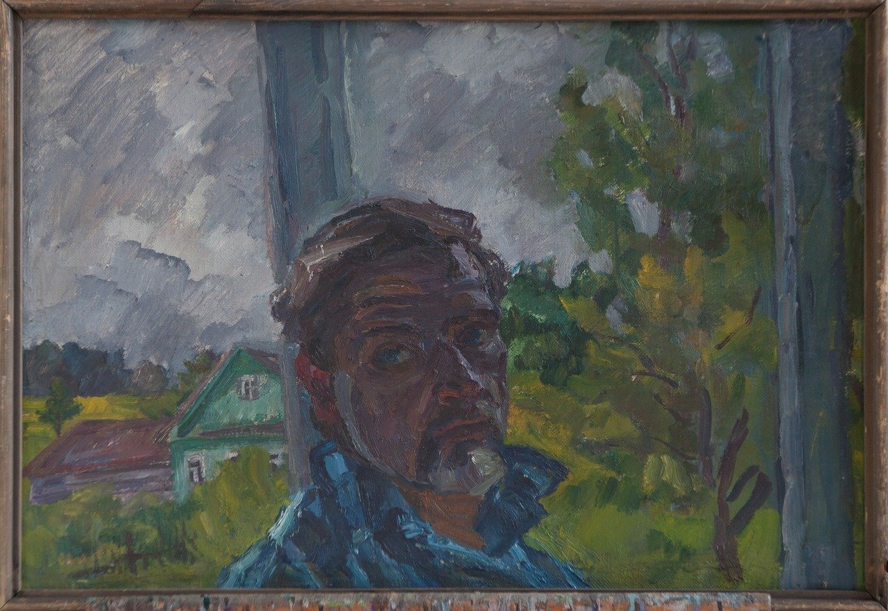 Автопортрет. 1994г. Холст, масло. 50х73