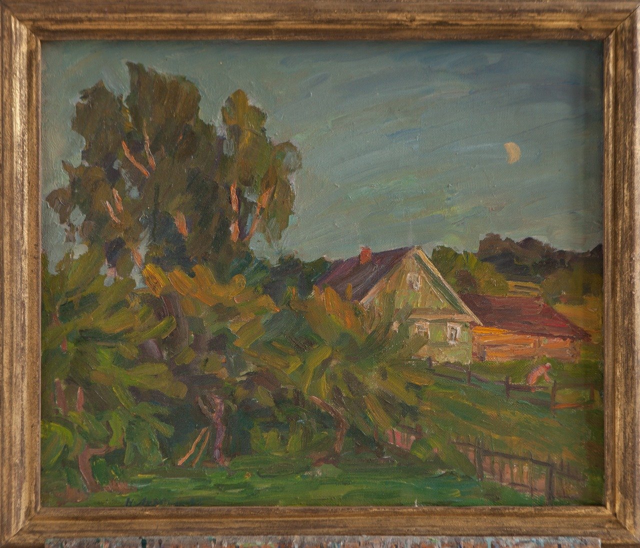 Вечер. 1992г. Холст, масло. 50х60