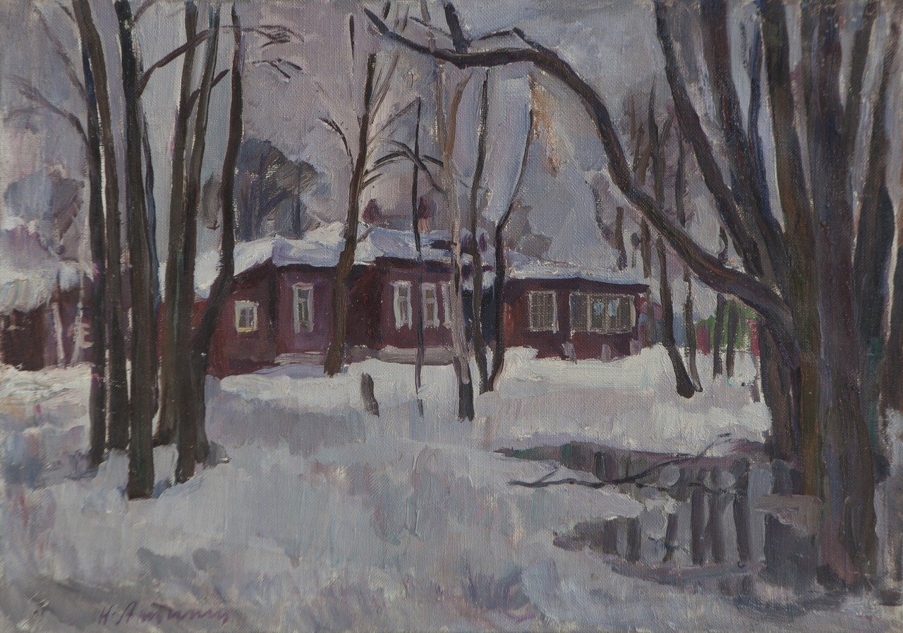 Март. Холст, масло. 52х74