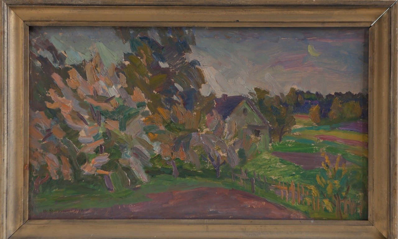 Весеннее утро. 1997г. Холст, масло. 37х63