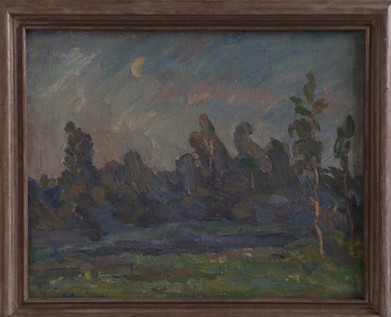 Утро. 1993г. Холст, масло. 40х50