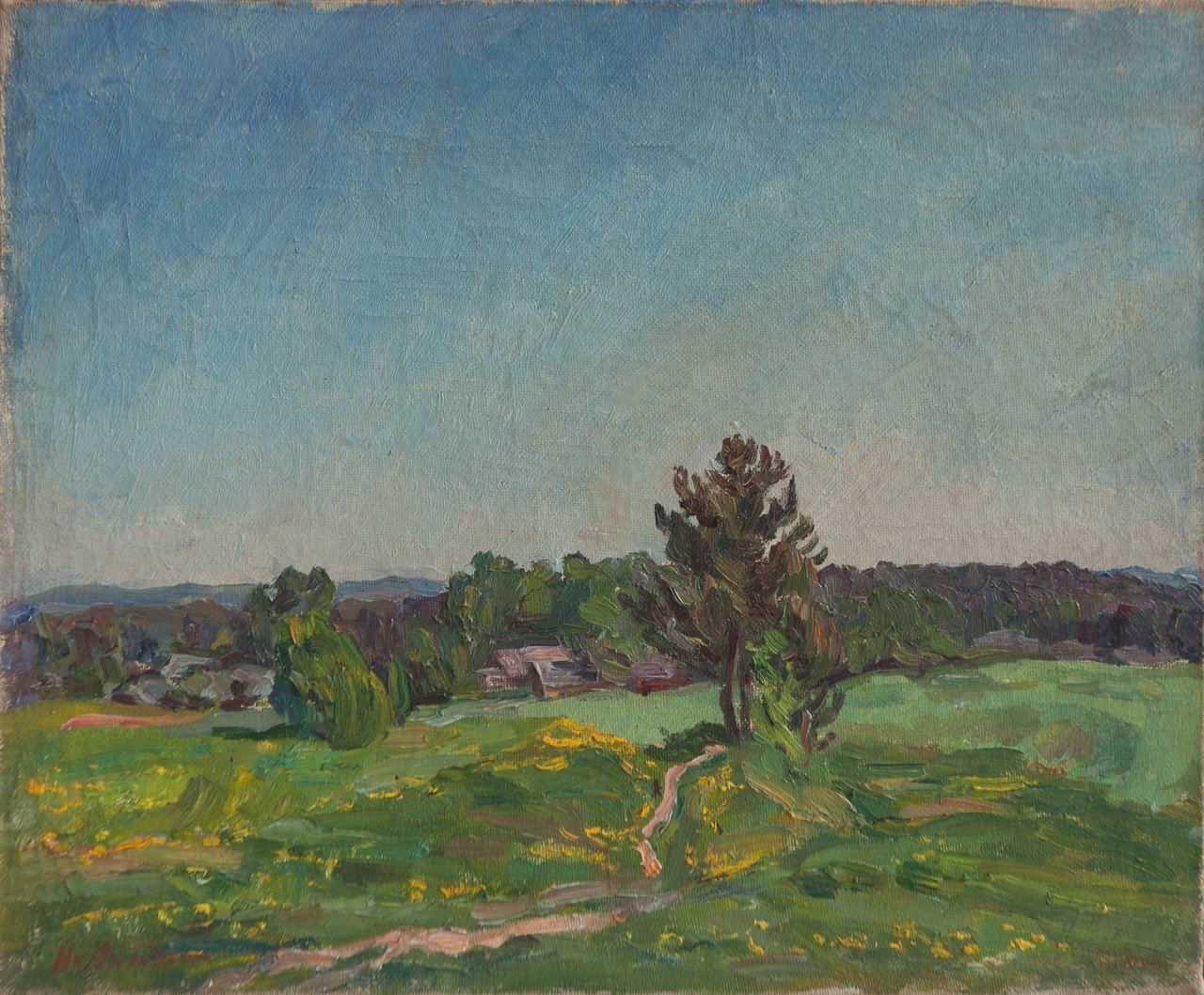 Весна. 1985г. Холст, масло. 50х60