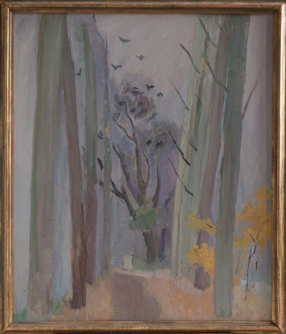 Солнечные часы. 1970г. Холст, масло. 100х85