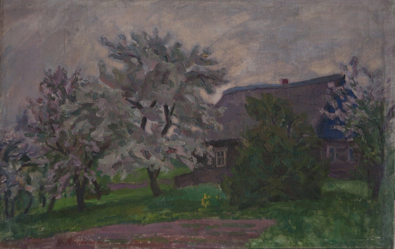 Весна. 1987г. Холст, масло. 54х85