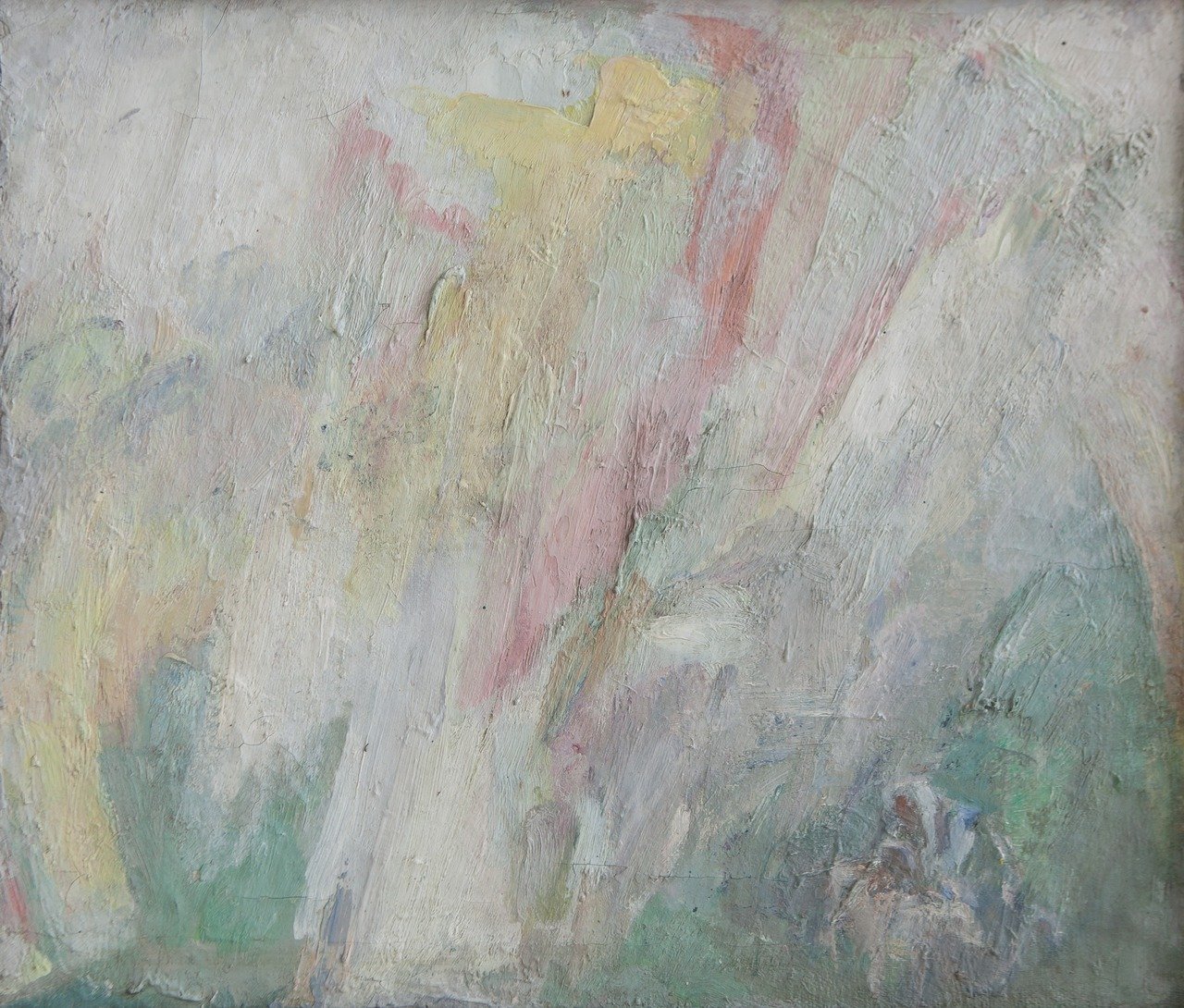 Размытая радуга. 1963г. Холст, масло. 38,5х45