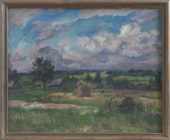 Холодное лето. 1986. Холст, масло. 85х80