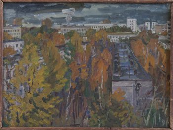 Осень 1989 (Медведково). Холст, масло. 60х80