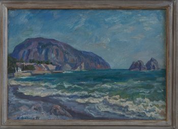 Гурзуф. 1991г. Холст, масло. 52х73