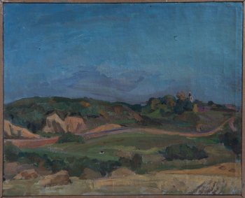 Ромашково. 1969г. Холст, масло. 72х90
