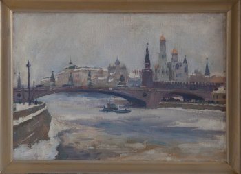 Кремль. 1960. Холст, масло. 50х70
