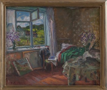 Летом. 1988г. Холст, масло. 52,5х62 