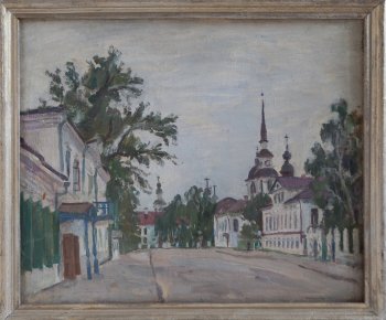 Великий Устюг. 1983г. Холст, масло. 50х60