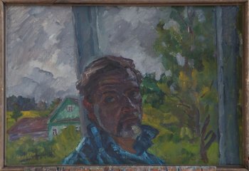 Автопортрет. 1994г. Холст, масло. 50х73