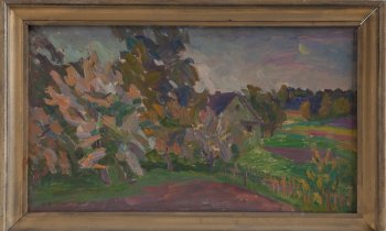Весеннее утро. 1997г. Холст, масло. 37х63