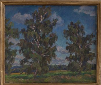 Берёзы. 1989г. Холст, масло. 60х70
