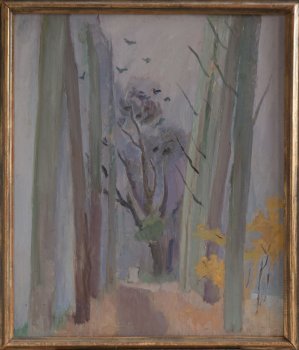 Солнечные часы. 1970г. Холст, масло. 100х85