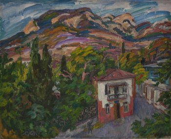 Гурзуф. 1991г. Холст, масло. 65х80