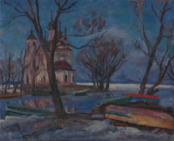 Весна. 1993г. Холст, масло. 65х80
