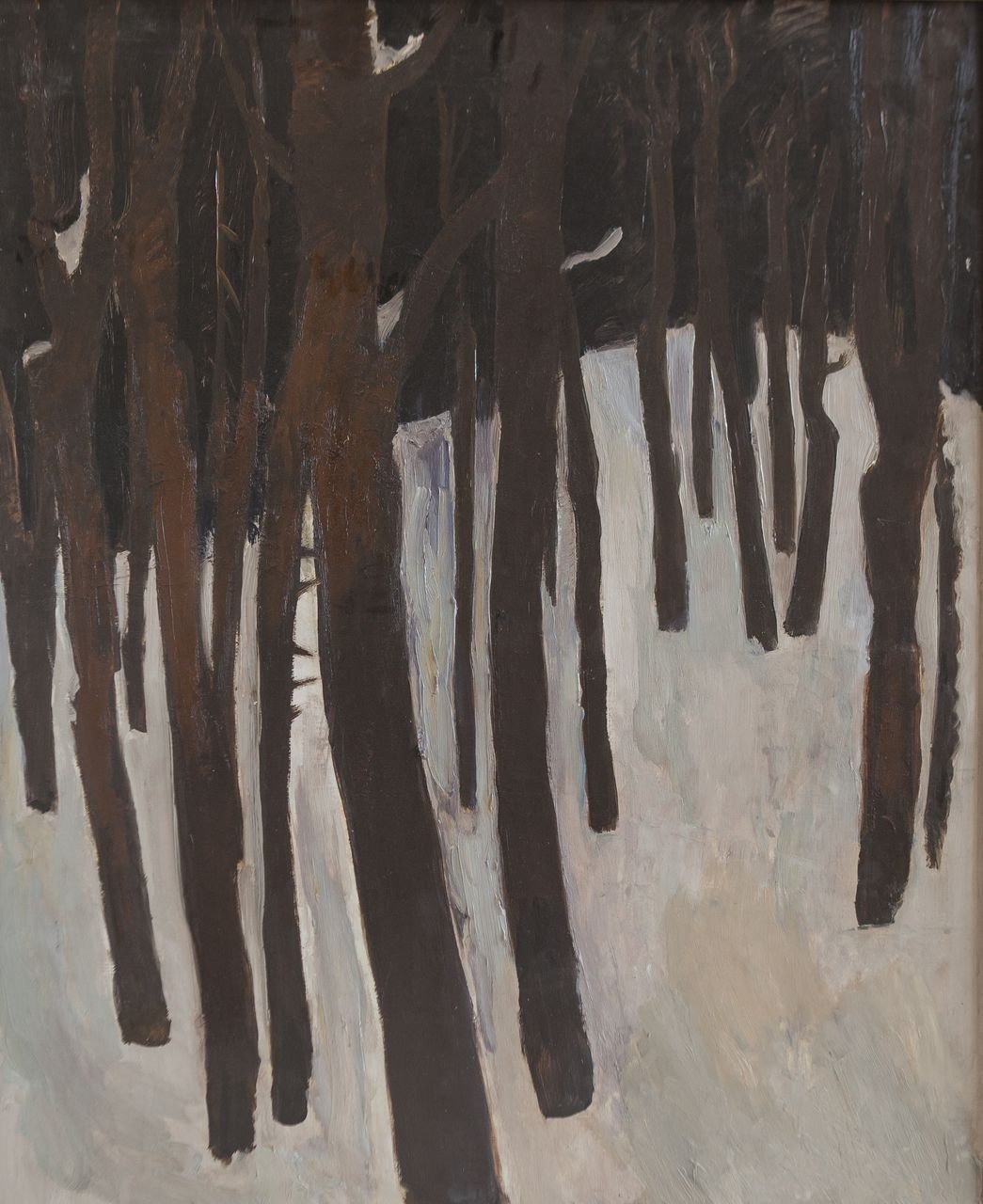 В лесу. 1996г. Холст, масло. 130х100