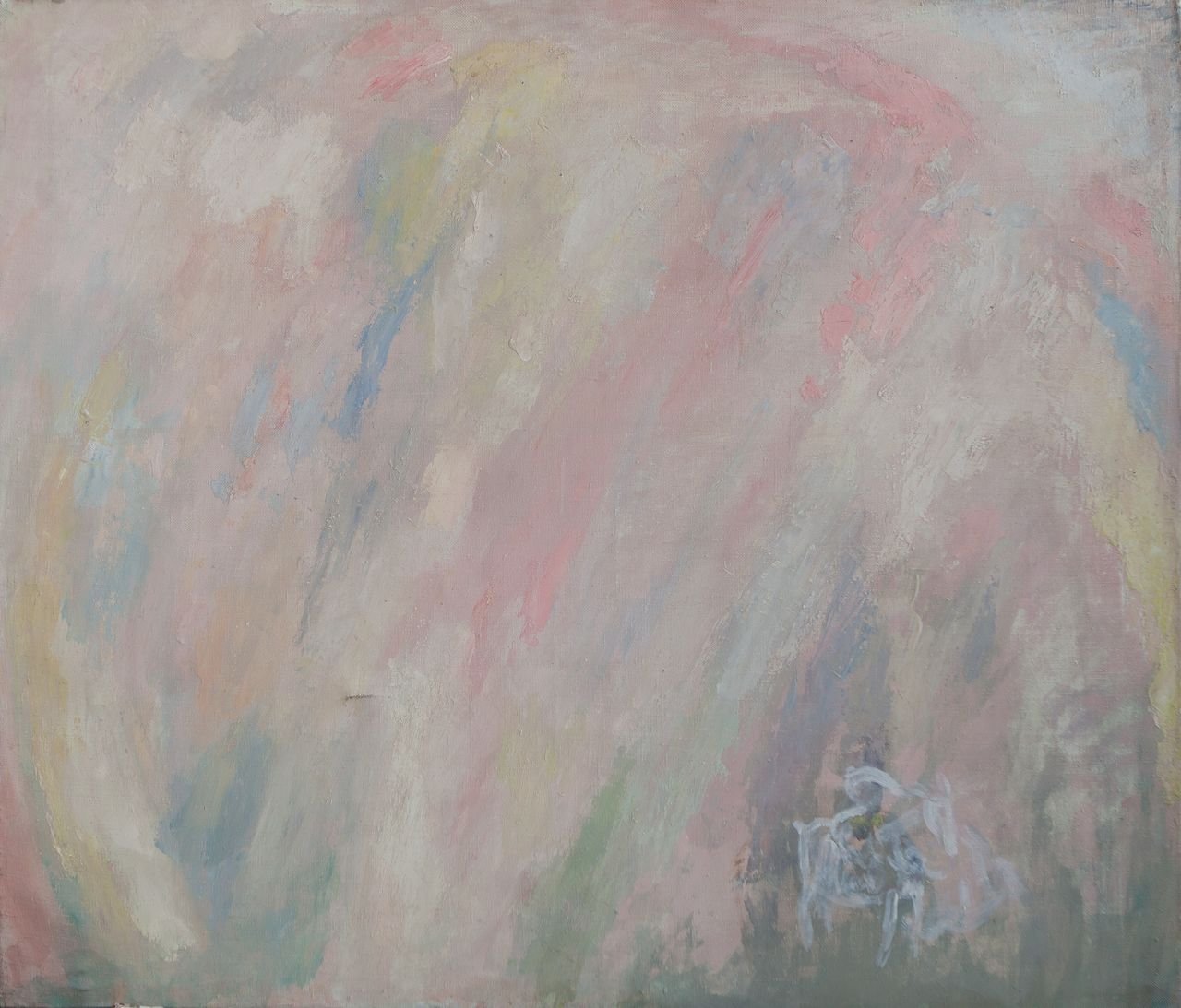 Размытая радуга. 1994г. Холст, масло. 110х128