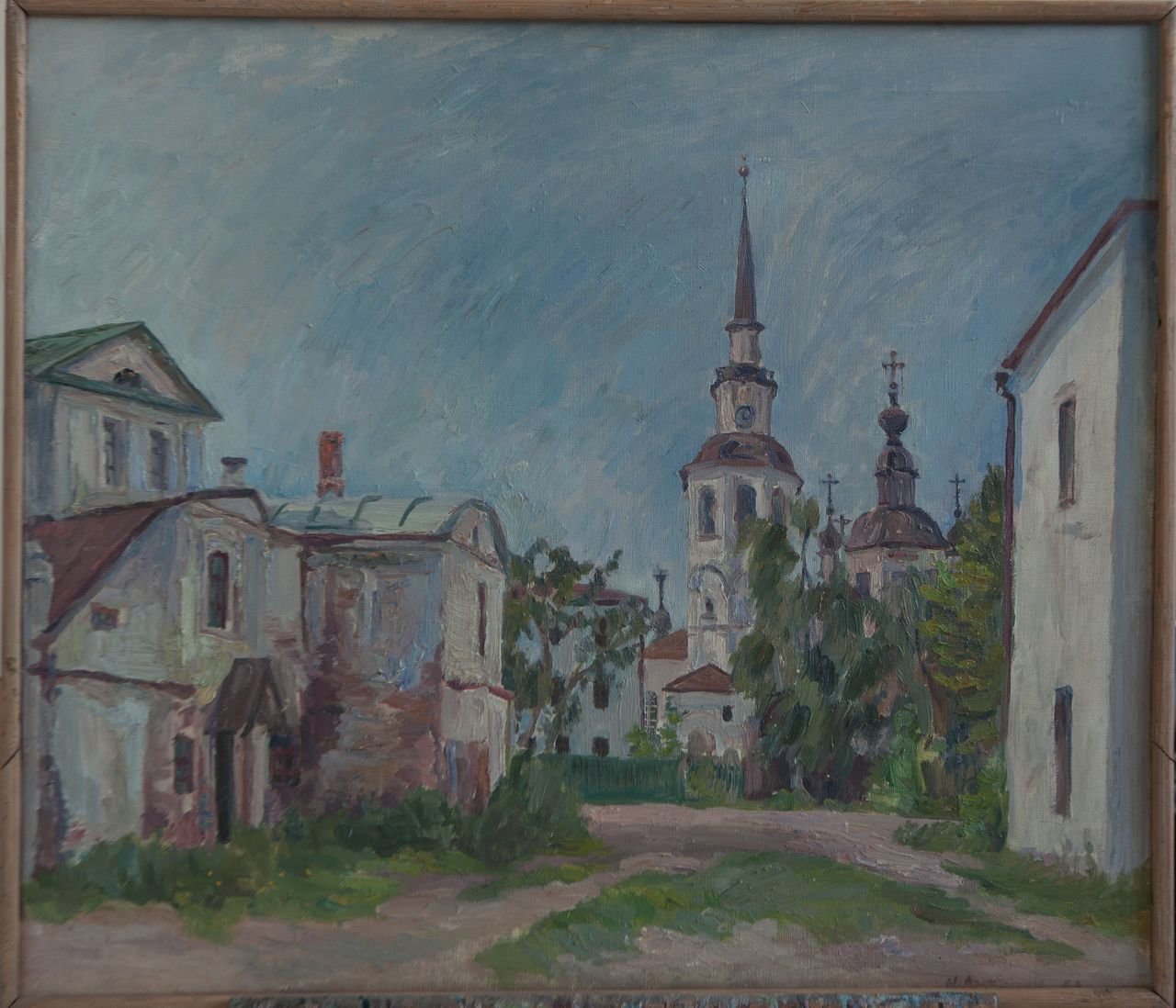 Великий Устюг. 1983г. Холст, масло. 75х86