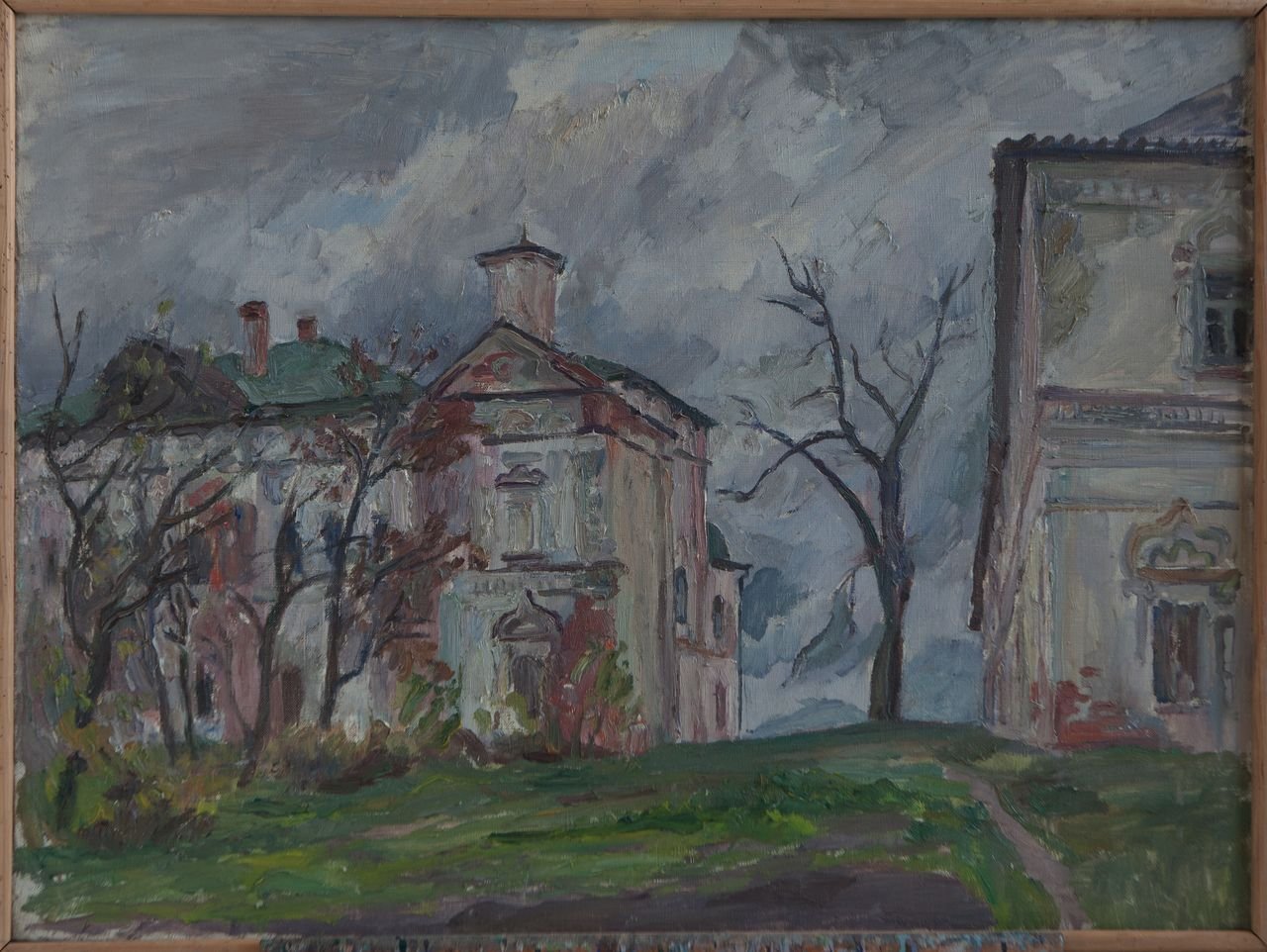 Переславль-Залесский. Данилов монастырь. 1983г. Холст, масло. 67х90