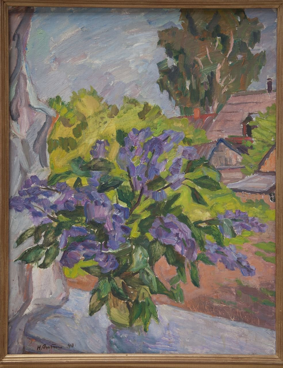 Вечер (Михайловское). 1994г. Холст, масло. 90х70