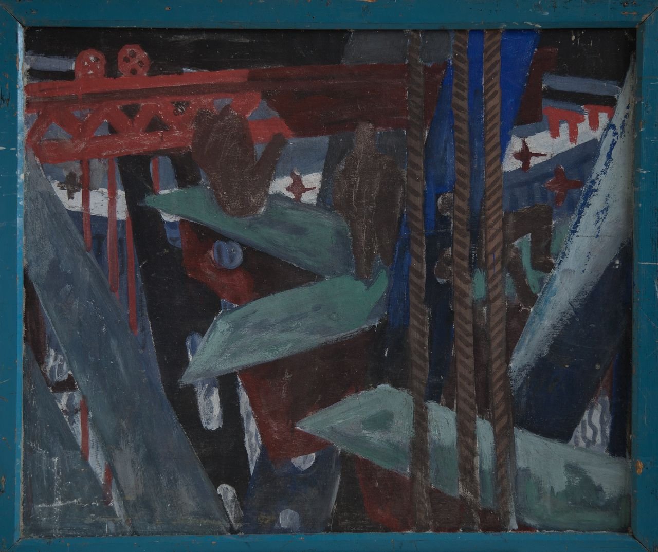 Б/Н. Фанера, акварель. 82х98
