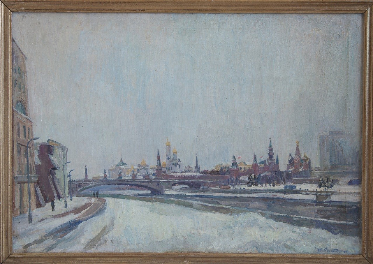 Кремль. 1966г. Холст, масло. 73х105