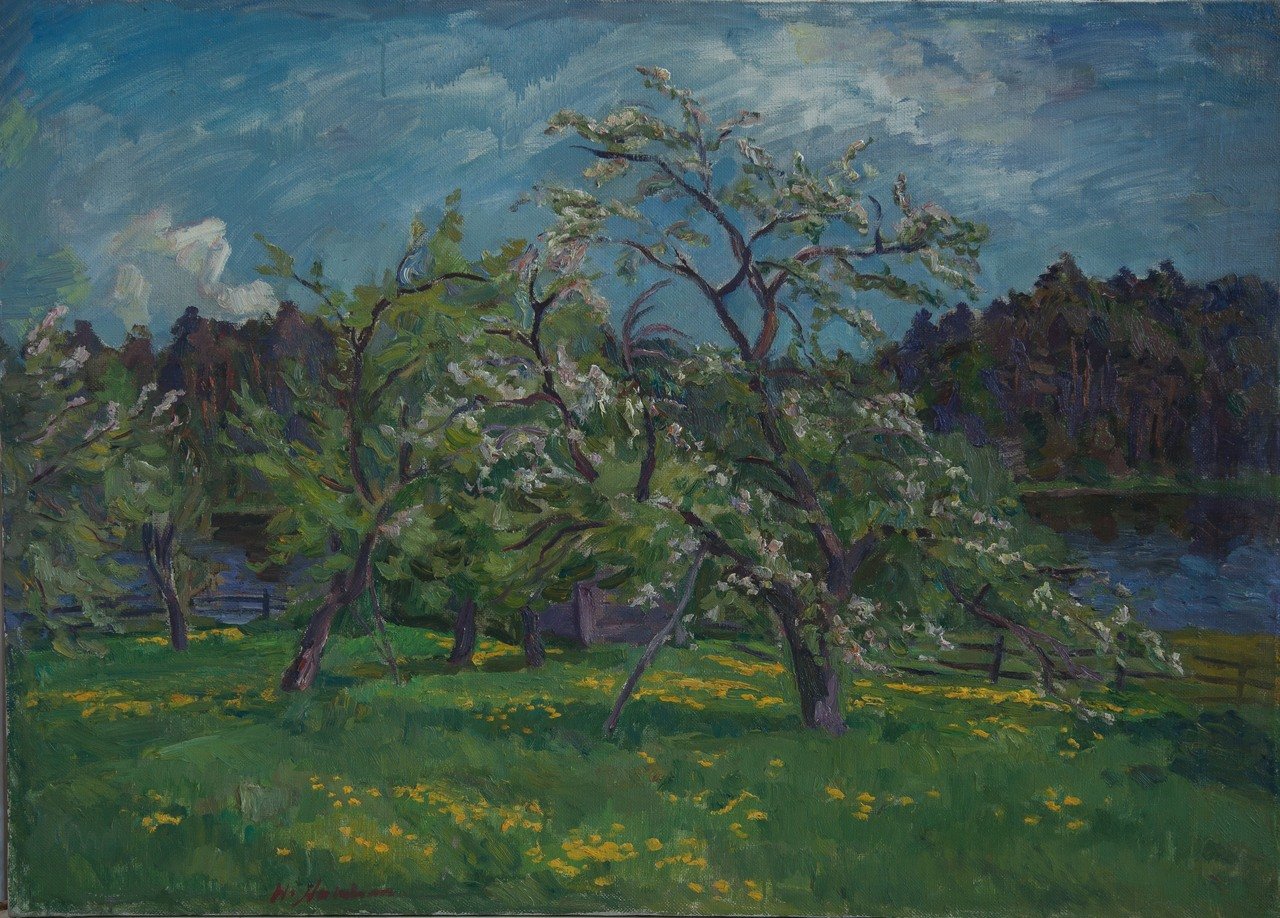 Весна. 1978г. Холст, масло. 72х100