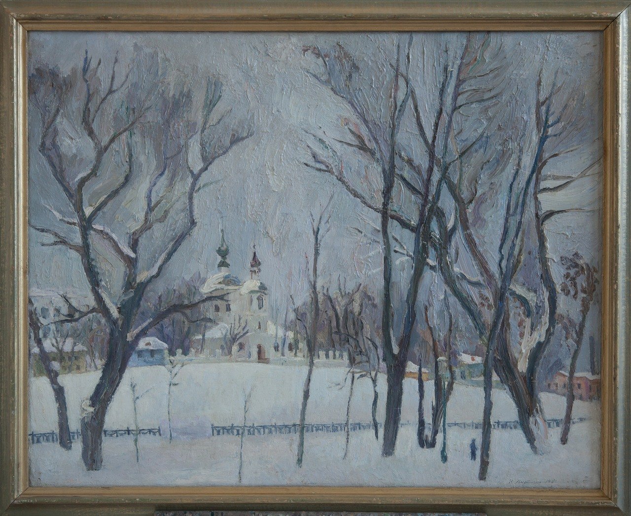 Самотечный бульвар. 1981г. Холст, масло. 80х100