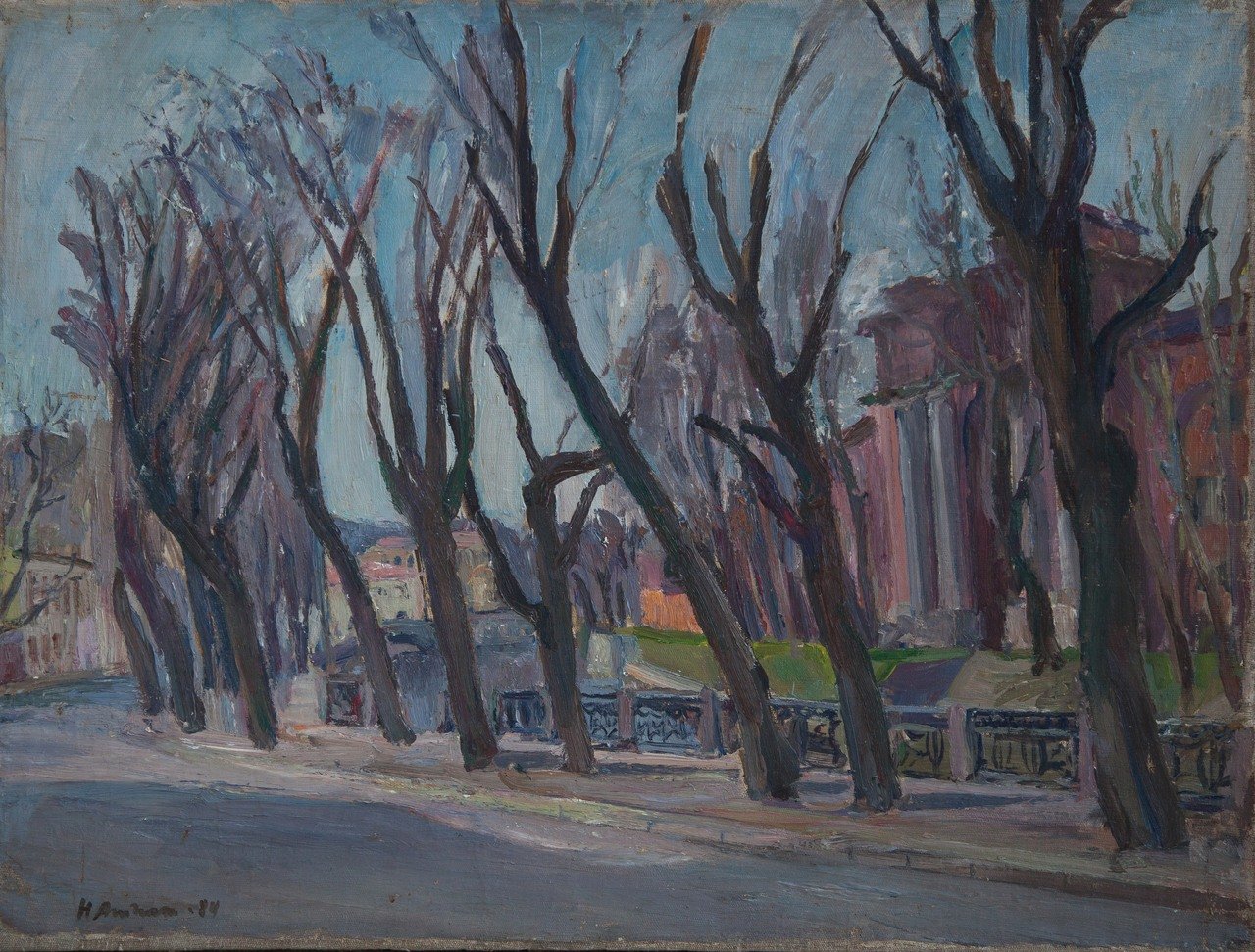 Весна.Новая Голландия. 1984г. Холст, масло. 60х80