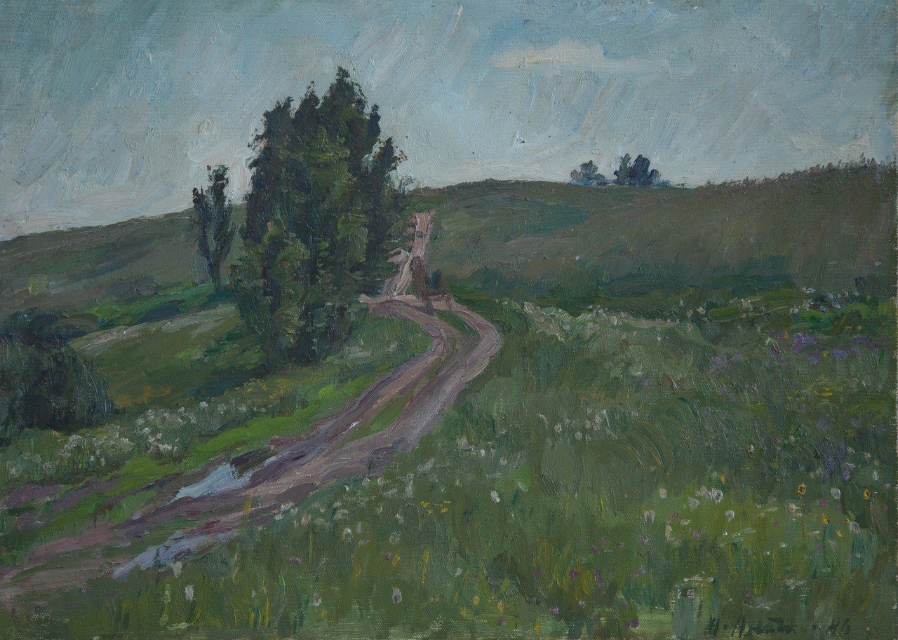 Утро. 1986г. Холст, масло. 50х70