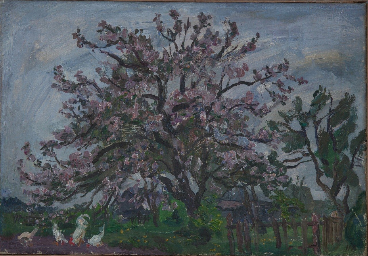 Весна. 1990г. Холст, масло. 41х60