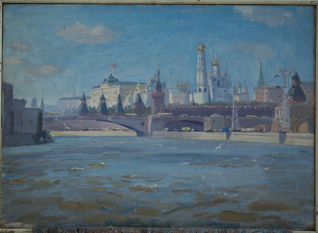 Б/Н (кремль). 1957г. Холст, масло. 50х70