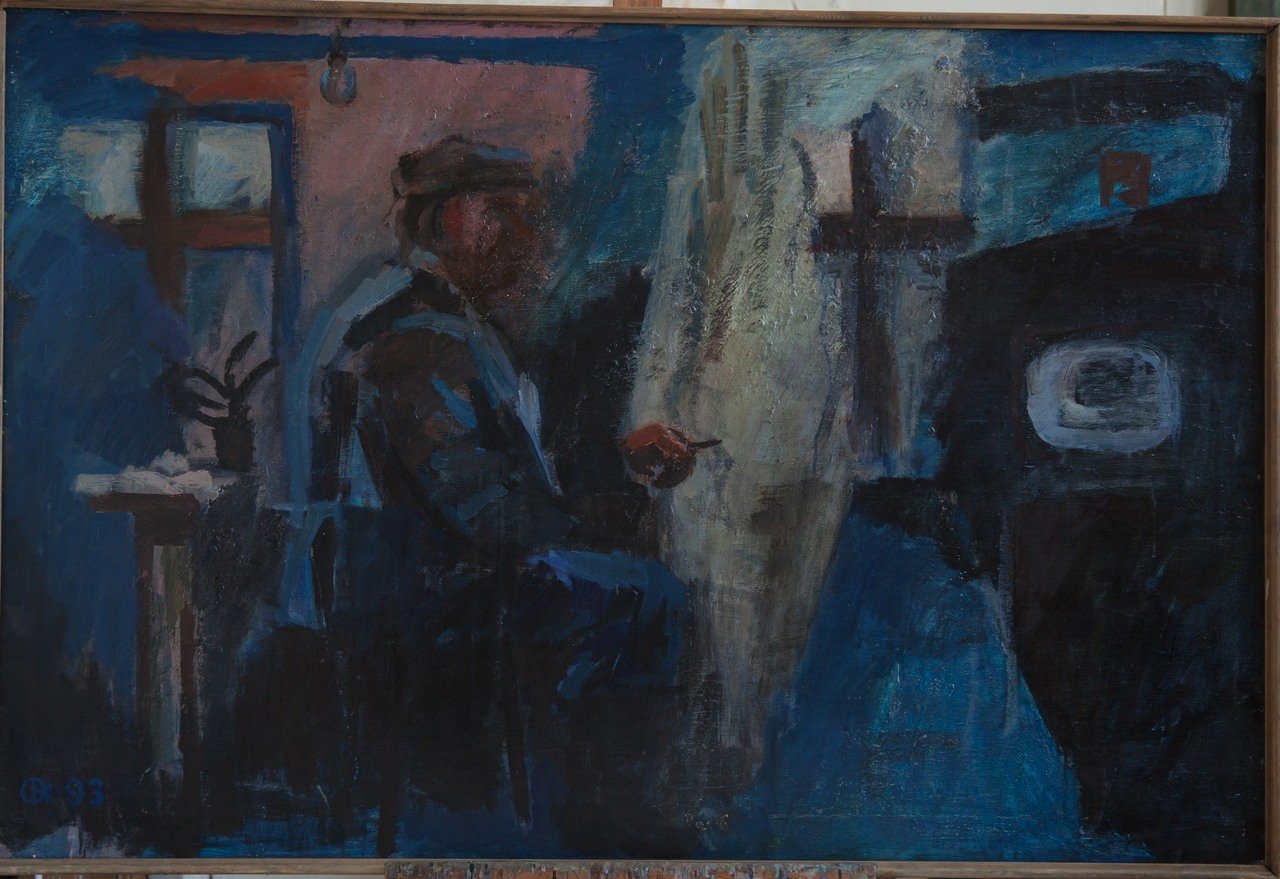 Валентин Николаевич Алексеев (Михайловское). 1993г. Холст, масло. 100х150