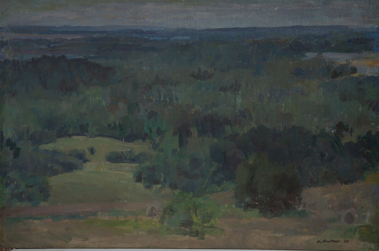 Дали. 1973г. Холст, масло. 75х114