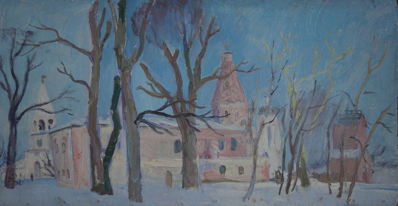 Б/Н. Фанера, масло. 50,5х95