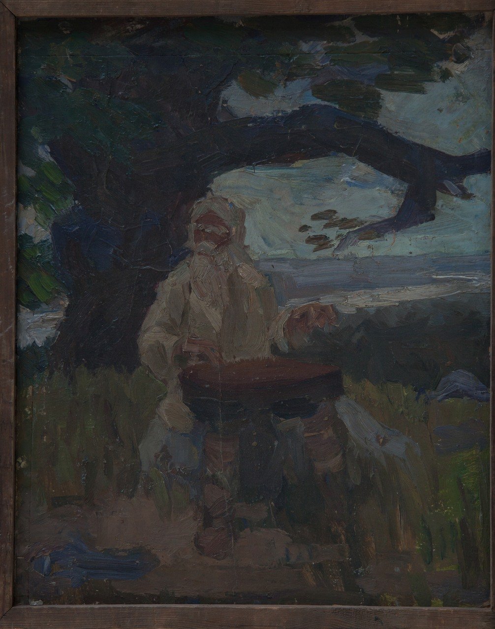 Б/Н. 1950г. Фанера, масло. 51х40