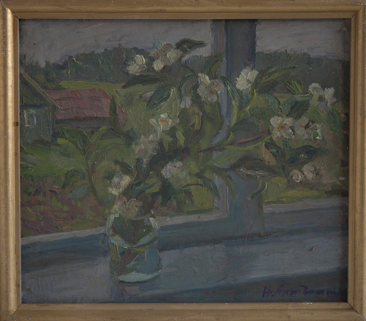 Б/Н. Фанера, масло. 34,5х40