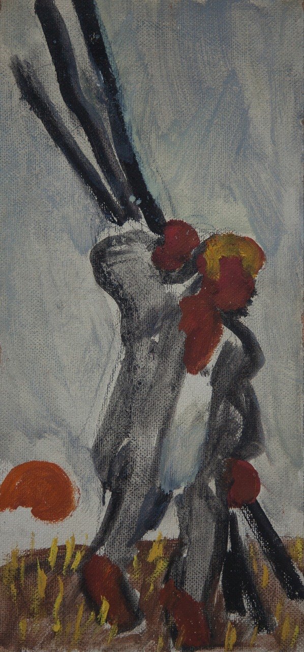 Б/Н. Оргалит, масло. 50,5х24