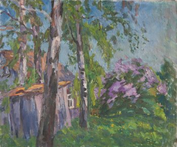 Михайловское. 1984г. Холст, масло. 54,3х65,5