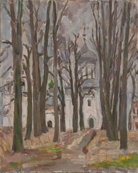 Св.Троица (Данилов монастырь. Переславль-Залесский). 2001г. Холст, масло. 65х52