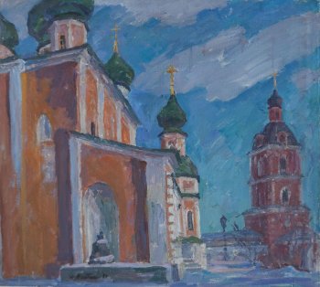 Переславль-Залесский. Никитский монастырь. 1983г. Холст, масло. 73х81