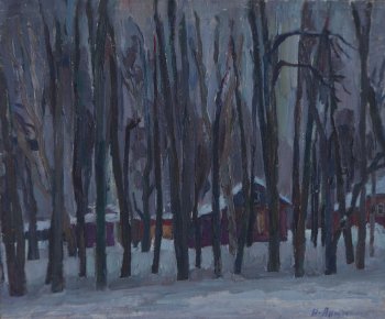К весне. 1994г. Холст, масло. 51,5х62
